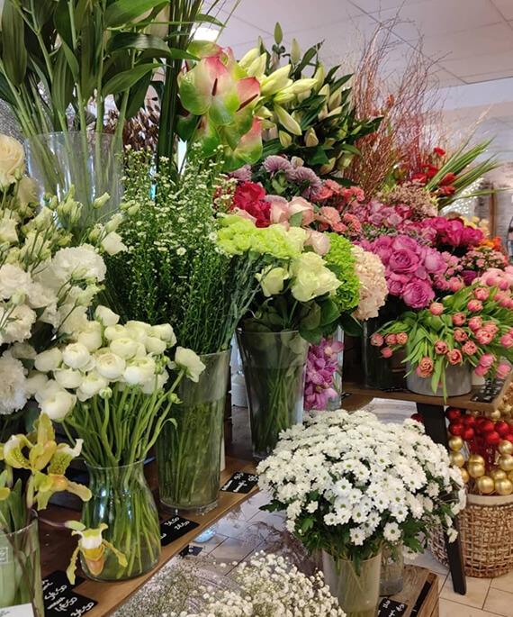 bouquets de fleurs